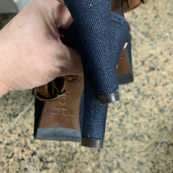 SALE❤️❤️❤️🩷Pedro Garcia 🏝️ clavia jeans platforms - Picture 10 of 13